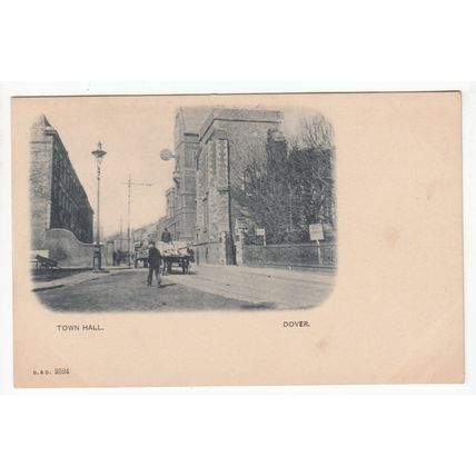 The Town Hall Dover Postcard Kent Early Undivided Back