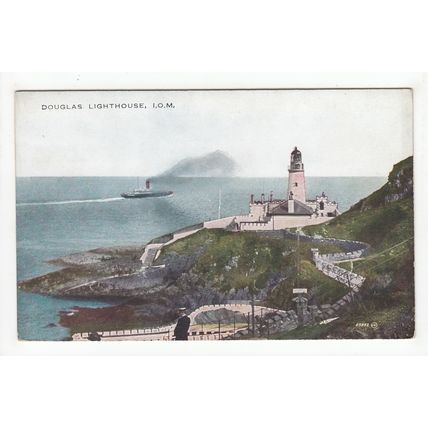 Douglas Lighthouse Postcard Isle of Man IOM 69992