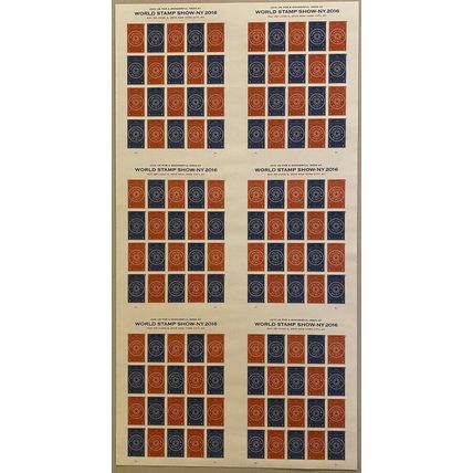 5010-11 World Stamp Show NY NDC Press Sheet of Six Panes of 20 - Stamps