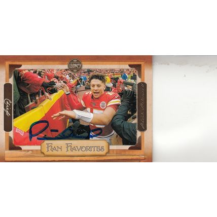 PATRICK MAHOMES II 2020 AUTOGRAPHED KANSAS CITY CHIEFS SUPER BOWL CHAMPION MVPQB