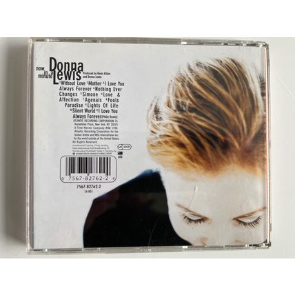 DONNA LEWIS - NOW IN A MINUTE (UK AUDIO CD, 1996)
