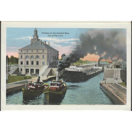 20 Souvenir Views of Sault Ste Marie, Michigan, 1916 - Postcard Views