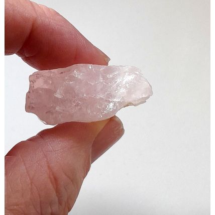 Raw unpolished rose quartz