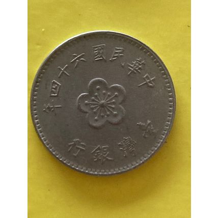 Umlaufmünze Taiwan 1 Dollar 1975