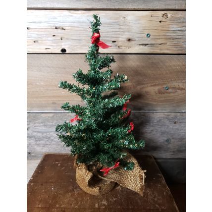 Doll House Miniature Christmas Tree + Barbie + Shelf + Village