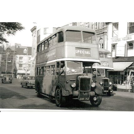 Black & White Photograph of Northampton Corporation Transport - ANH 152