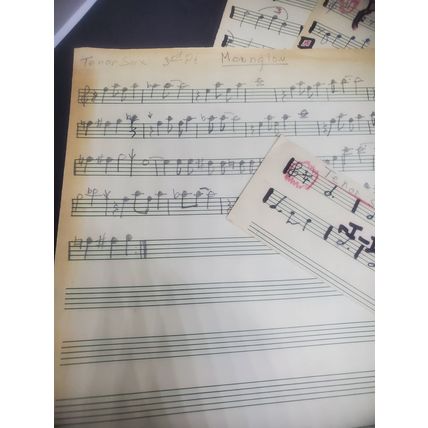 Vintage Sheet Music - Hand Written - Tenor Sax