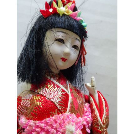 Japanese Kimono Geisha Doll - WWII Era Doll - brought home by soldier - Antique