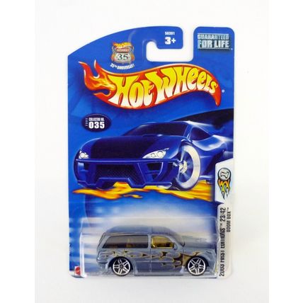 Hot Wheels Boom Box #035 First Editions 23 of 42 Blue Die-Cast Car 2003