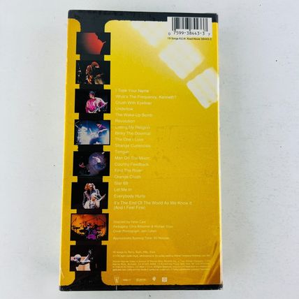 R.E.M. REM Road Movie Concert VHS Video Tape