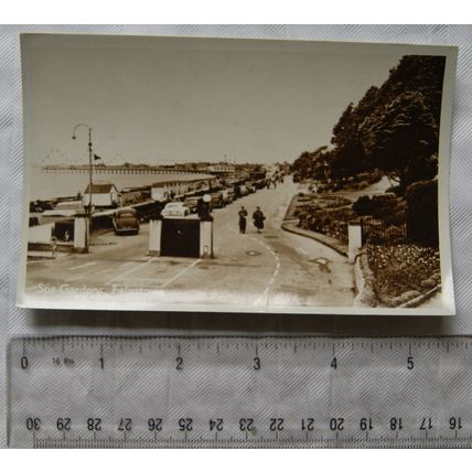 vintage postcard Spa Gardens, Felixstowe