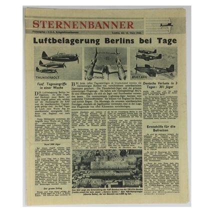 Original WW2 American Air Drop Propaganda Leaflet. - Code USG.32. - 1944.