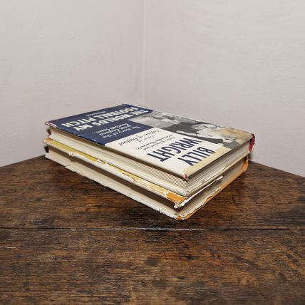 2 x Billy Wright Books Captain of England & The World's My Football Pitch