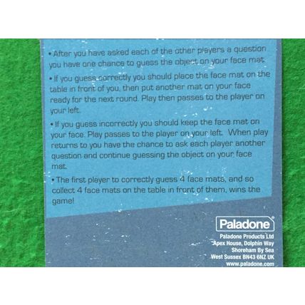 "Who am I?" game