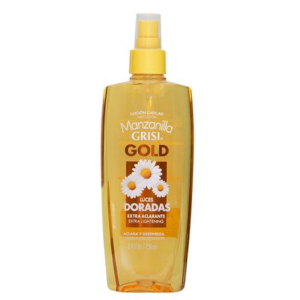 Manzanilla Grisi Hair Lotion Gold, Hair Lotion with Chamomile Extract, 2-Pack of