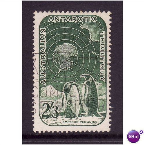 AUSTRALIA ANTARCTIC TERR 1959 EMPEROR PENGUIN FINE USED