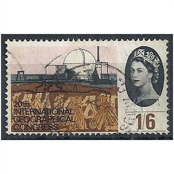 1964 SG654p 1/6d Geographical Phosphor Fine Used . ..