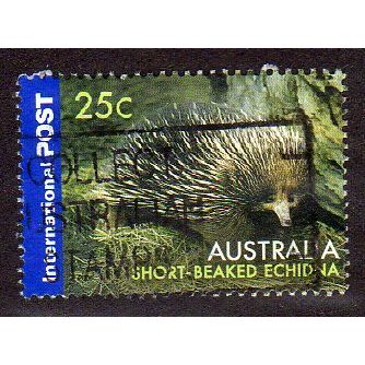 AUS 2006 25c 'SHORT BEAKED ECHIDNA' FINE USED (EBID44-047)