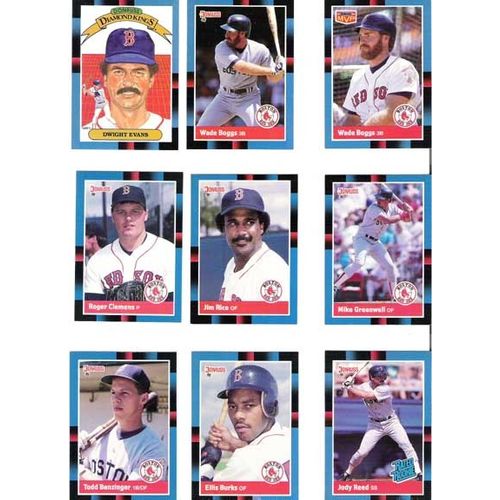1988 Donruss Boston Red Sox team set 23 cards- 2 Boggs, Clemens, Greenwell