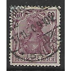 GERMANY 1902 DEUTSCHES REICH 60pf PURPLE SG 91a FINE USED