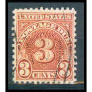 Used J82 3c Postage Due Fine WA1366