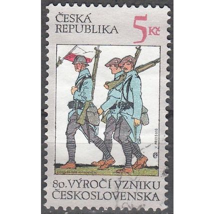 Ceska Republika 1998 Michel 195 O Cote (2009) 0.30 € Légion tchécoslovaque