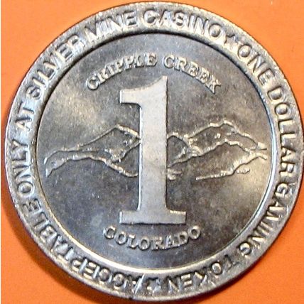 Silver Mine. $1 Casino Token. Cripple Creek, CO.. R75.