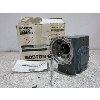 NEW BOSTON GEAR F726-40-B7-G GEAR REDUCER,40:1 RATIO,F72640B7G,ISO9002,CD