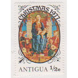 Antigua 1977 Christmas half cent Mint SG 554