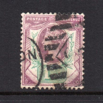 Victoria- 1887-92 - 1½d Dull Purple & Pale Green (sg198) Used #2