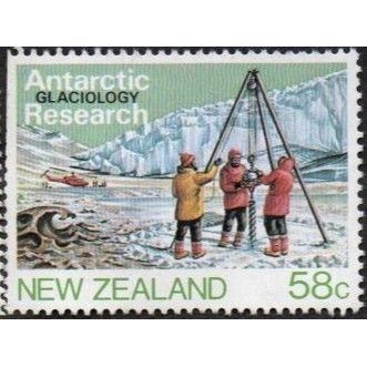 New Zealand $0.58 Value. Antactic Glacial Research. Fine Used