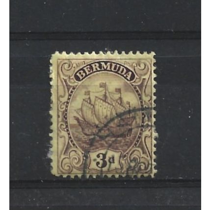Bermuda.SG49 3d Purple/Yellow.Fine Used.Mar25