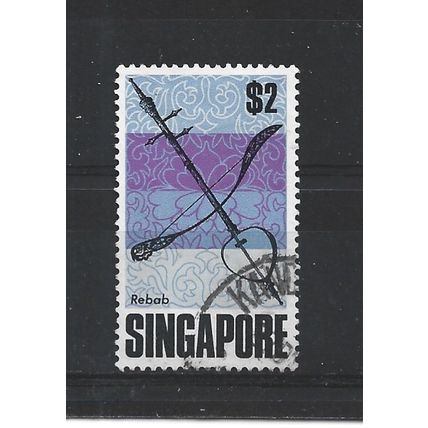 Singapore.SG113 $2 Rebab.Fine Used.Jun25