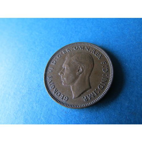 1947 GEORGE VI FARTHING FREE POST. COIN - 2. G