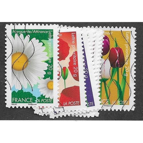 FRA 2012 (SET)(S/A) 'FLOWERS ' (12v) FINE USED (EBID58-135)