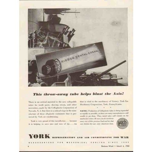 WYANDOTTE CHEMICAL CORP 1943 take away carrots dim-out WW2 vintage ad
