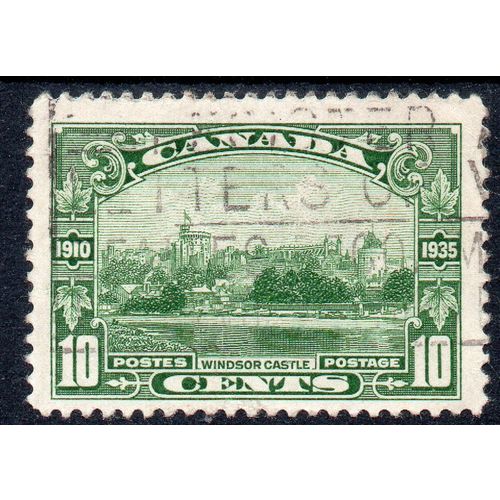 Canada Sg339 10c green fine used (G48)