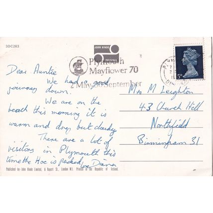 Colour Postcard - The Hoe, Plymouth, Devon - pub John Hinde