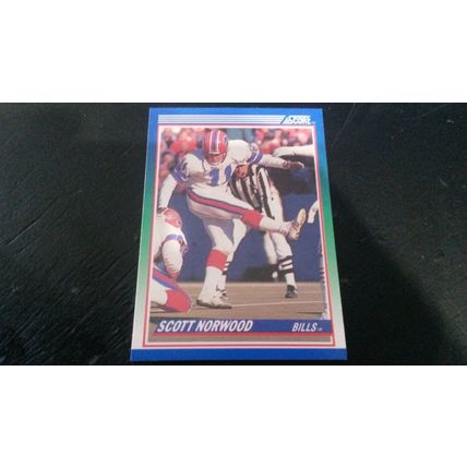 1990 Score Football Card # 063 Scott Norwood Excellent-Mint (6) Buffalo Bills