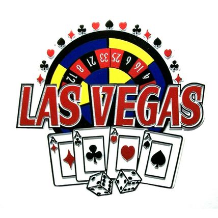 Las Vegas 4 Aces Fridge Magnet