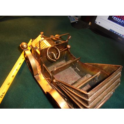 Antique Copper Touring Car - 11" Long! $45.00 shipped!! This is in excellent...
