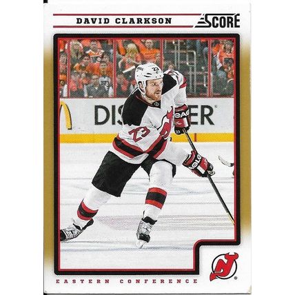 Score 2012 NHL Hockey Trading Card #286 David Clarkson #23 New Jersey Devils
