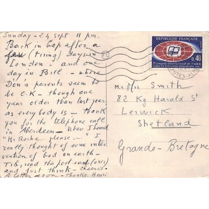 Postcard les garçons nés en septembre sont…Boys born in September are…