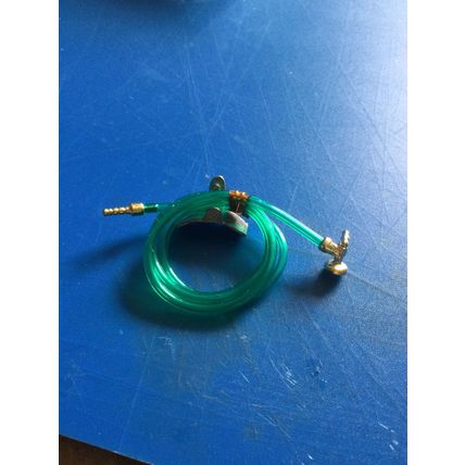 Garden Hose Green with fittings 1:12th Dolls House Miniature