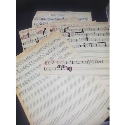 Vintage Sheet Music - Hand Written - Tenor Sax