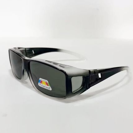 LARGE FIT OVER PRESCRIPTION GLASSES POLARIZED SUNGLASSES COVER ALL WRAP AROUND