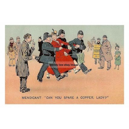 rp15256 - Suffragette Comic - Can you spare a copper - print 6x4