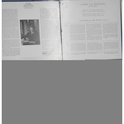 16 Beethoven LPs: Balachowski Richter Van Cliburn Schnabel Badura-skoda Brendel