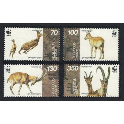 Armenia WWF Wild Goat 4v 1996 MNH SG#358-361 MI#298-301 Sc#540-543