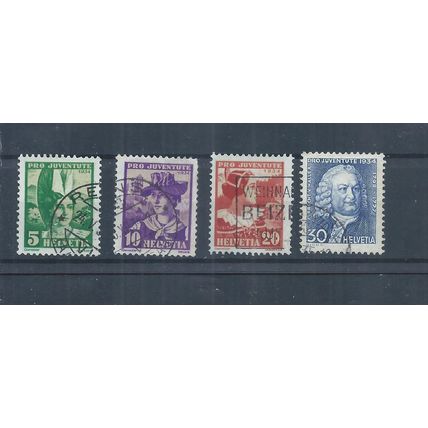 Switzerland stamps. 1934 Pro Juventute used (AH321)